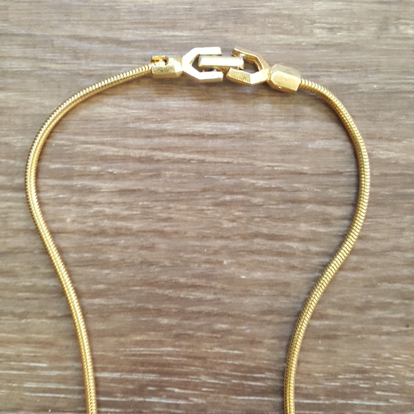 Vintage 16" Silver and Gold Tone Cube Necklace - Picture 4 of 4